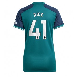 Arsenal Declan Rice #41 Dámské Alternativní Dres 2023-24 Krátký Rukáv